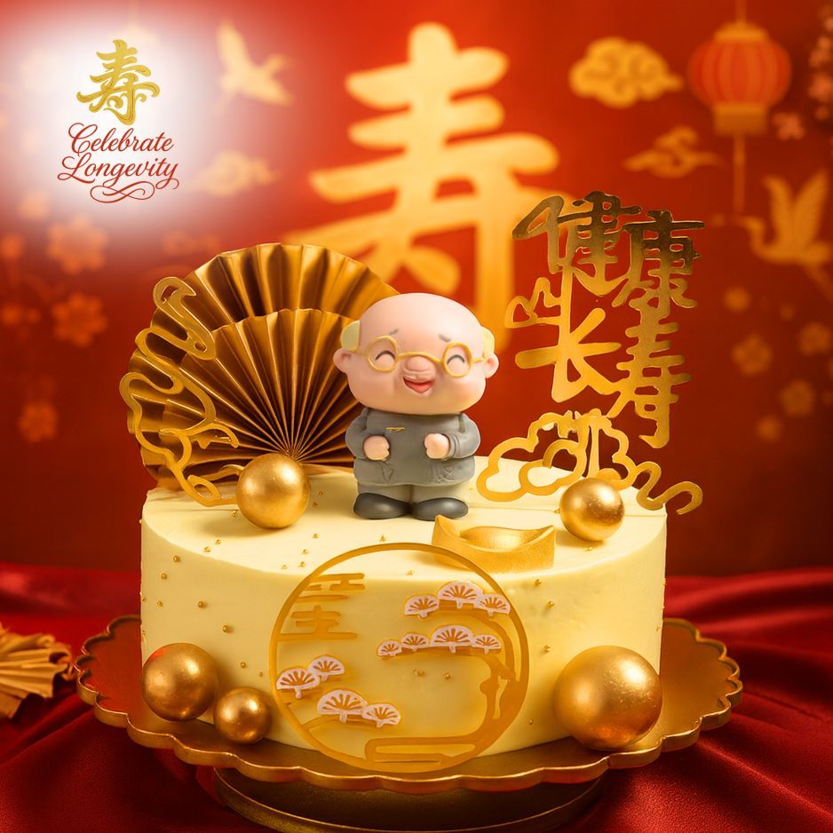 TLC11 Longevity Cute Cake