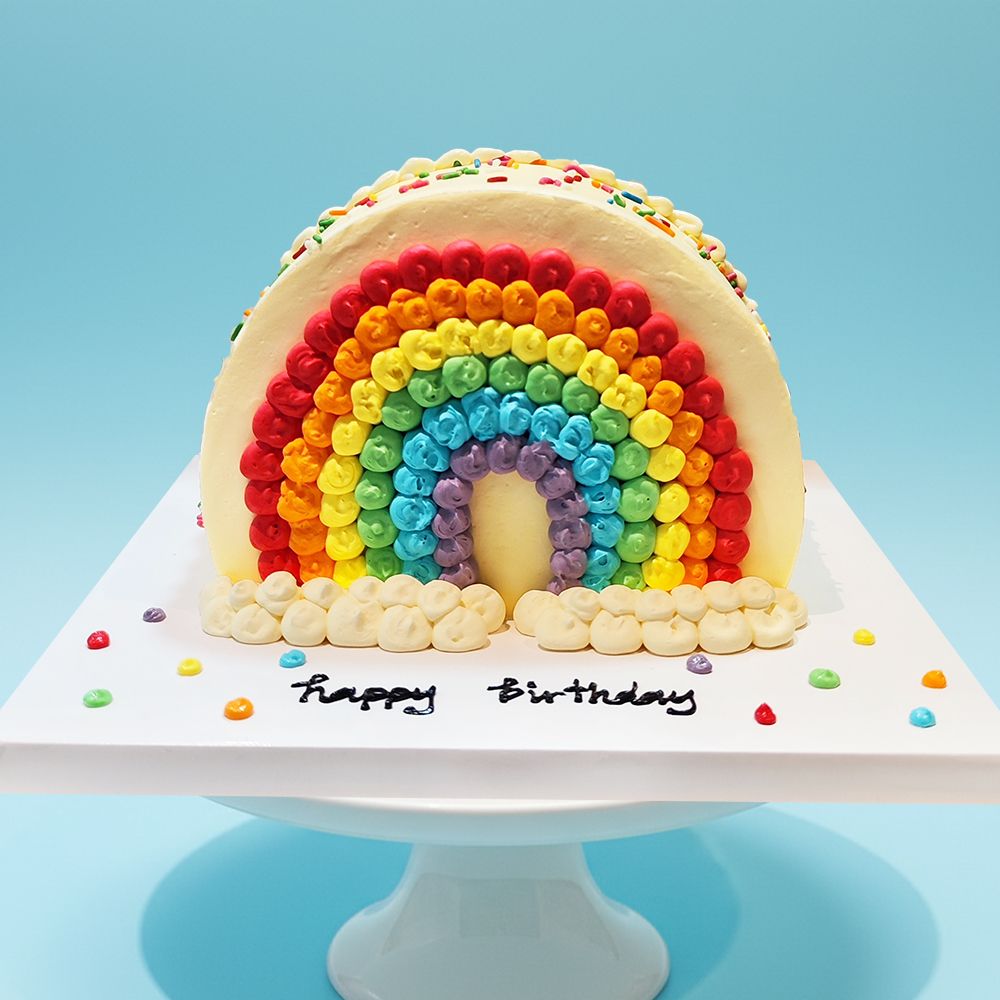 TDC06 Rainbow Dome Cake TDC06 Rainbow Dome Cake