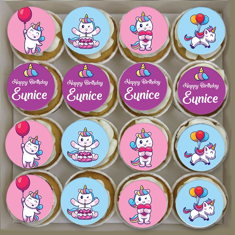 PPC04 Birthday Unicorn Cupcakes