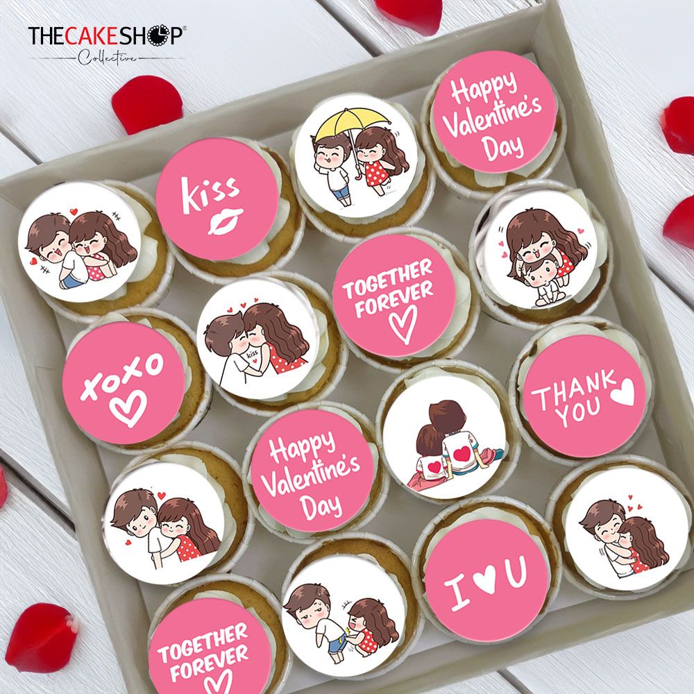 VDAY2505 Couple Cupcakes