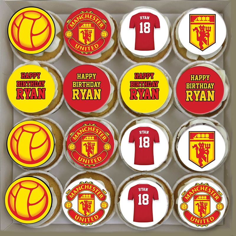 PPC11 Manchester United Cupcakes