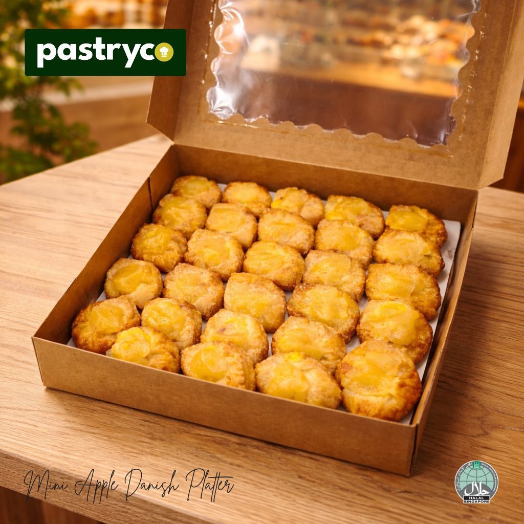Mini Danish Apple Puff | Box of 28pcs
