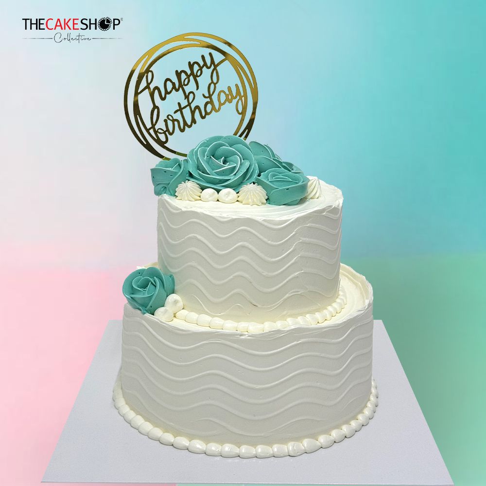 TC2509 2-Tier Party Elegant Rosey