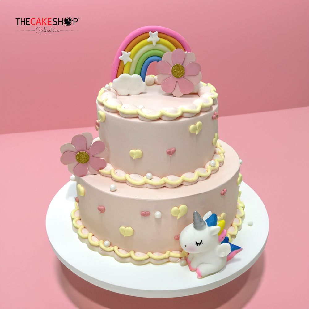 TTC06 2-Tier Rainbow Bloom