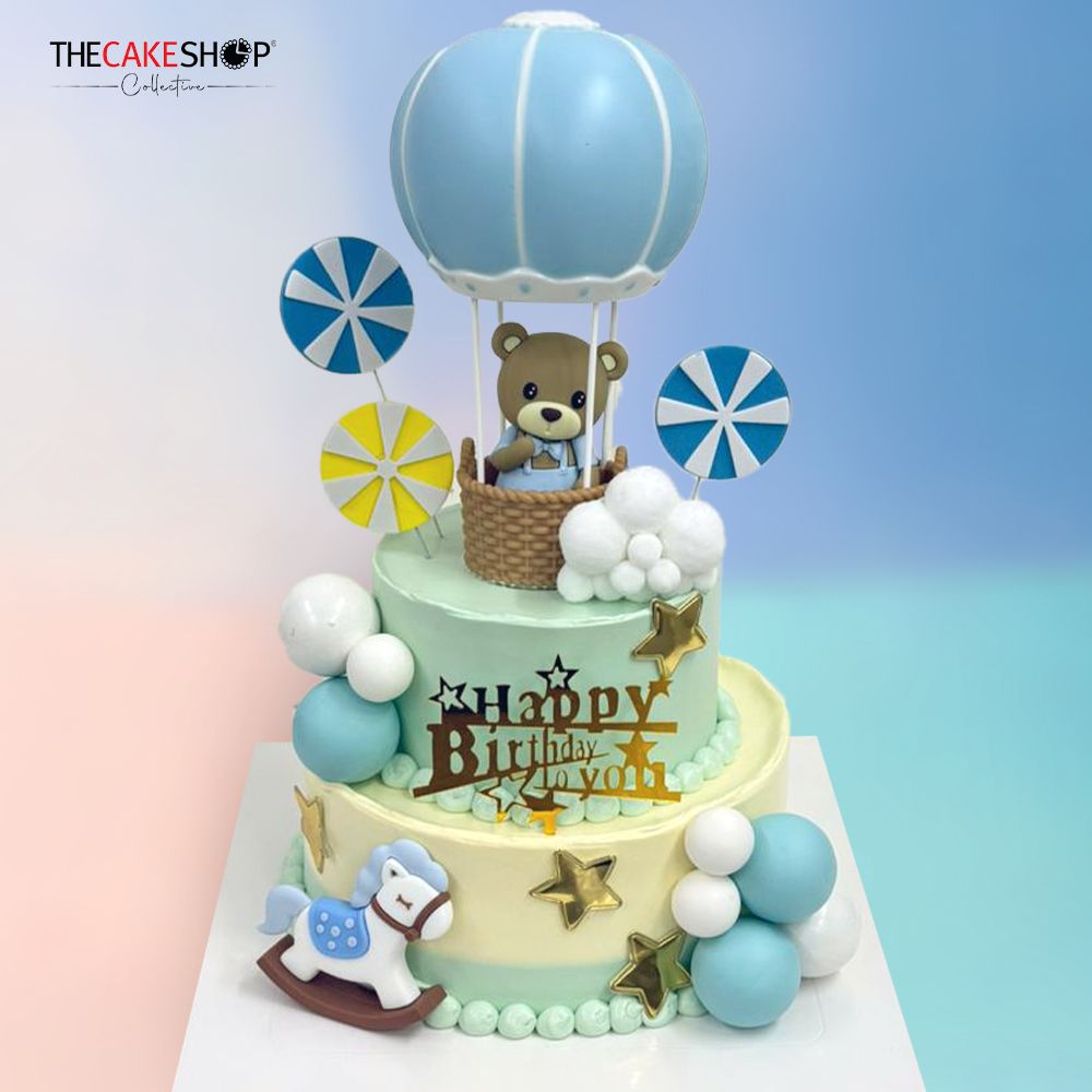 TC2527 2-Tier Hot Air Beary Blue