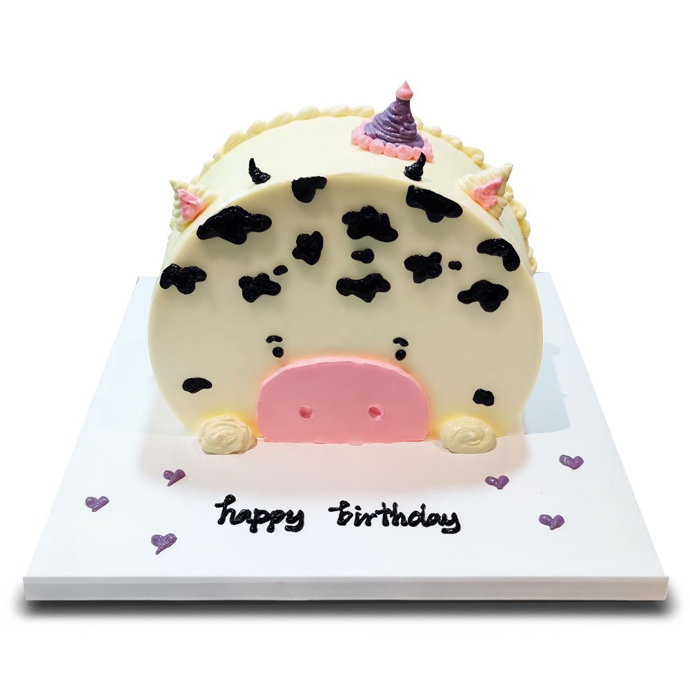 TDC08 Cow Dome Cake