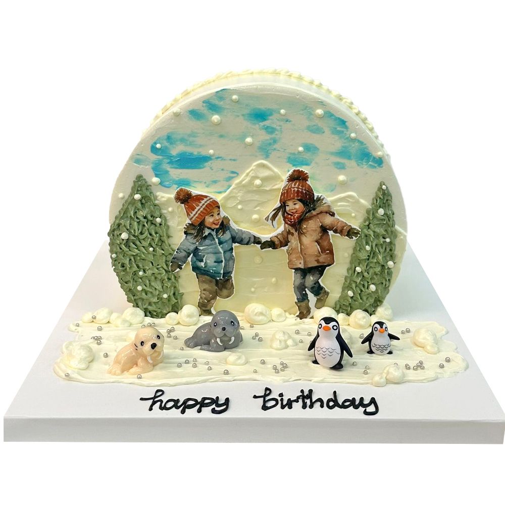 TDC16 Winter Memories Dome Cake