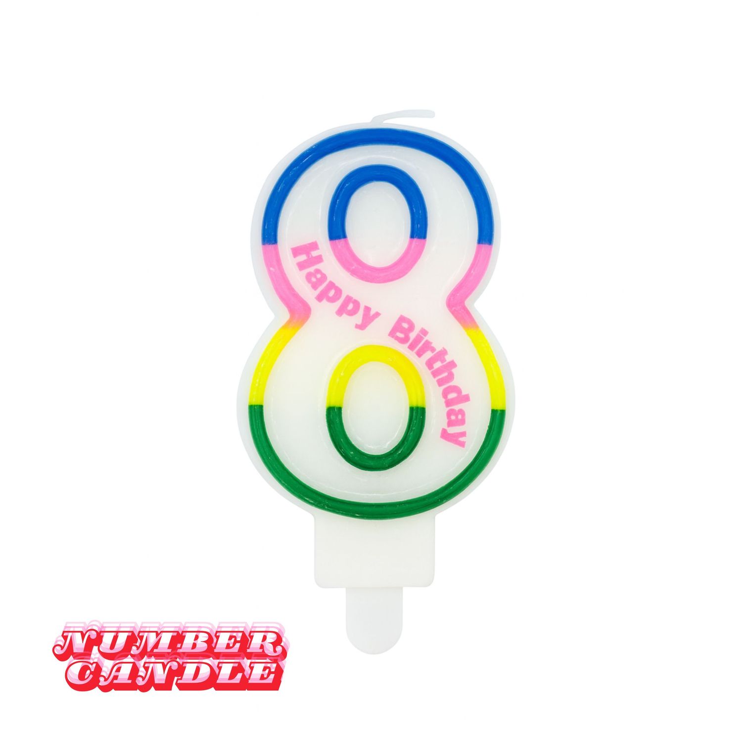 Number Candle 8
