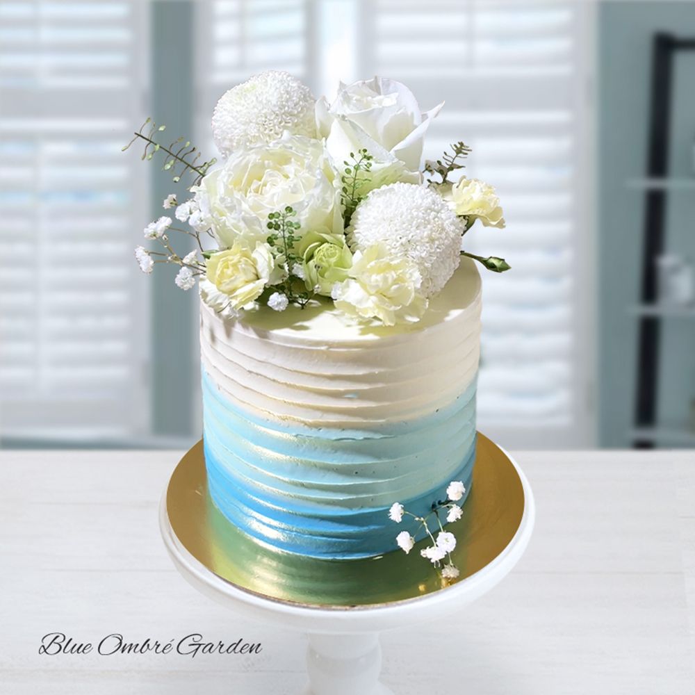 TFC121 Blue Ombré Garden