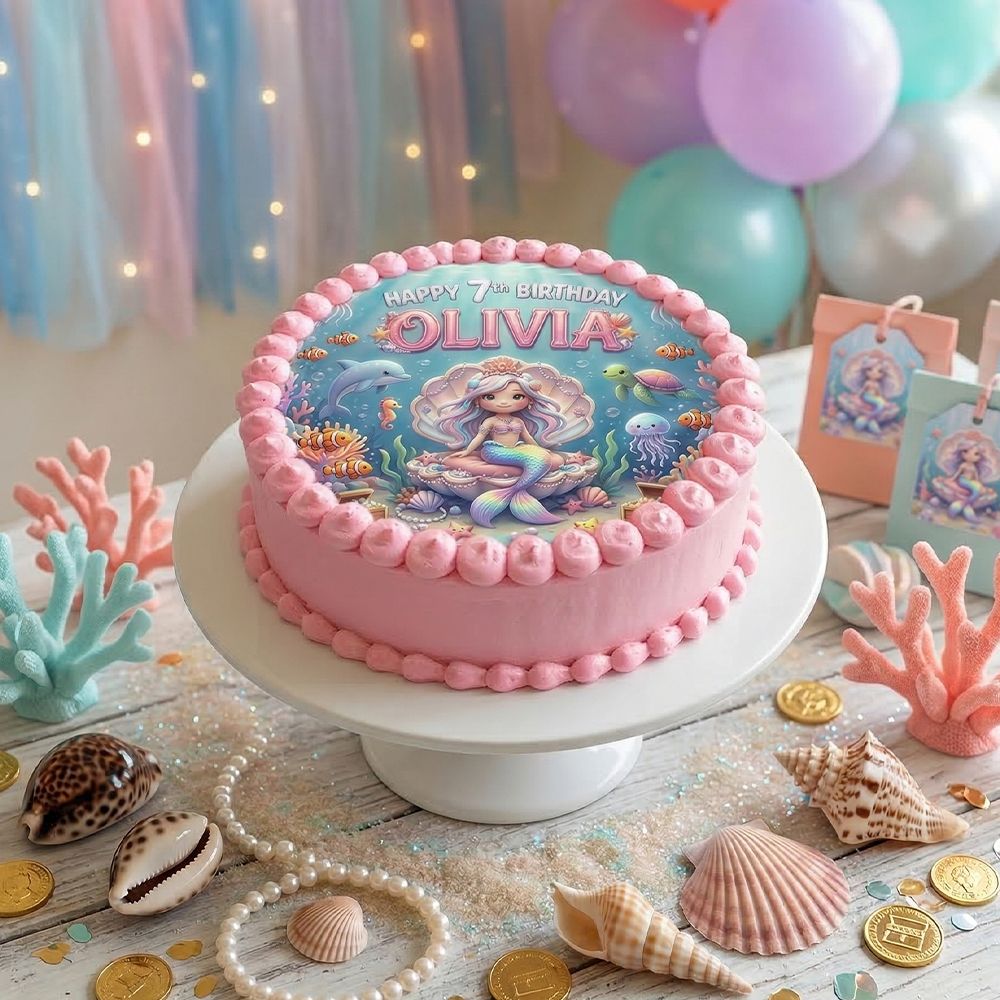 TNP58 Mermaid Birthday