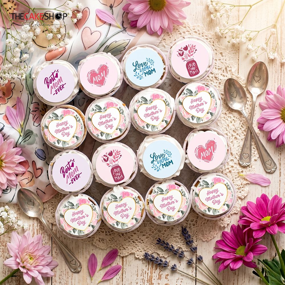 Mother's Day Cake | Printed Cupcakes