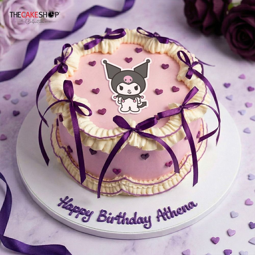 RB12 Ribbon Dream KUROMI Image Cake