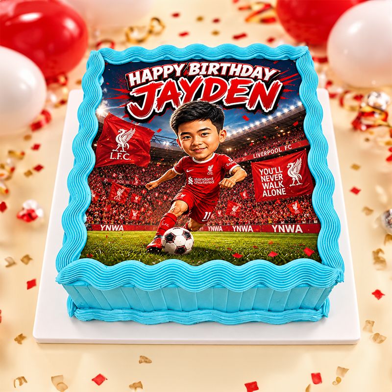 TAI09 Liverpool Football Birthday Cake