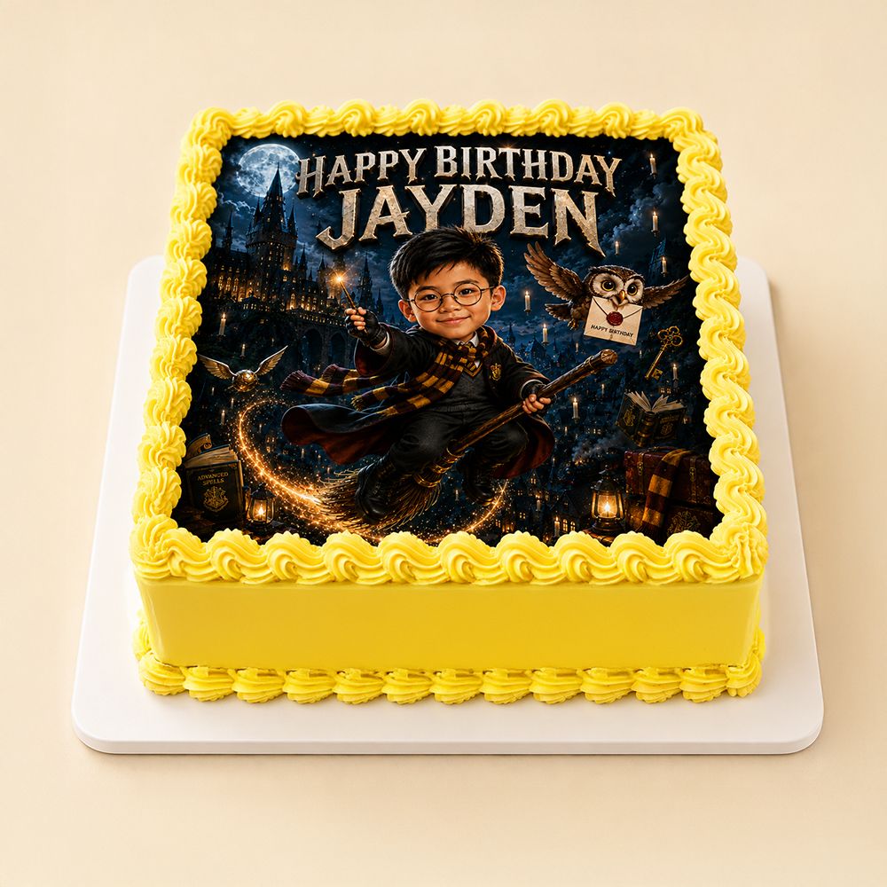 TAI12 Wizard Magic Birthday Cake TAI12 Wizard Magic Birthday Cake