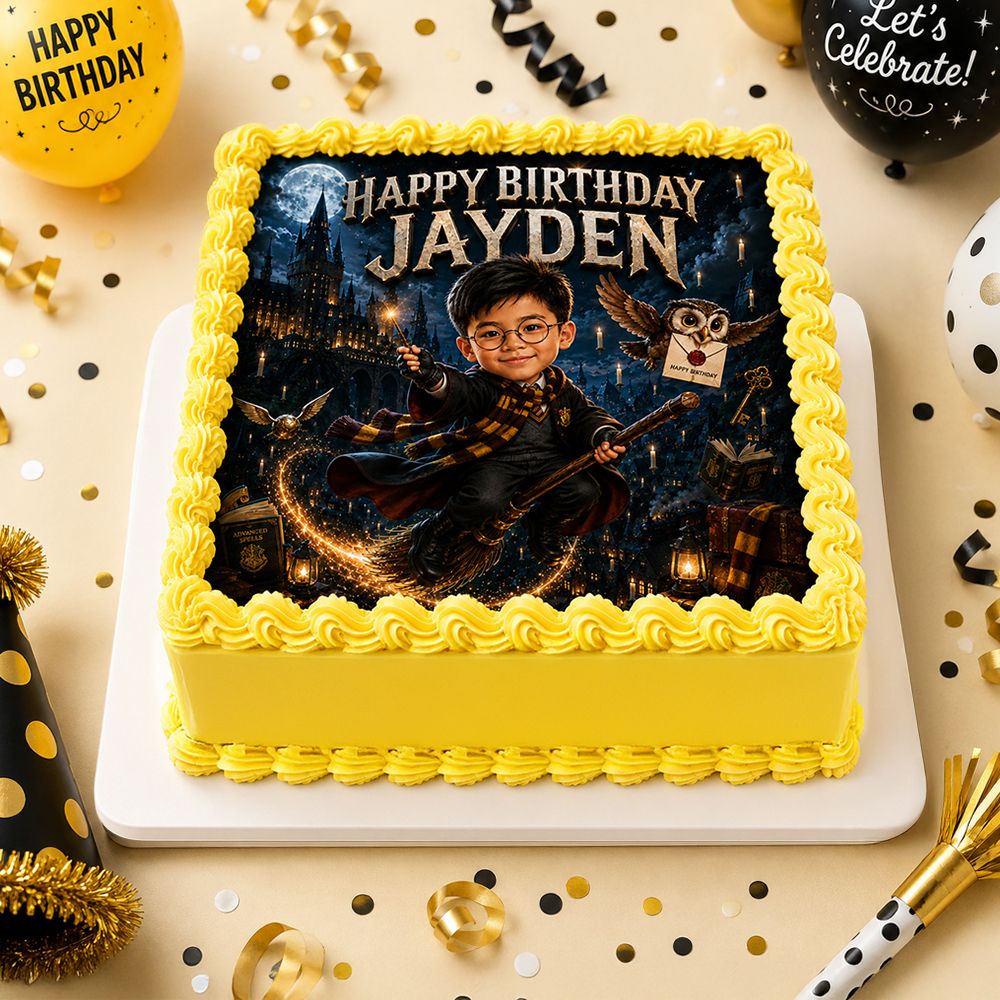 TAI12 Wizard Magic Birthday Cake