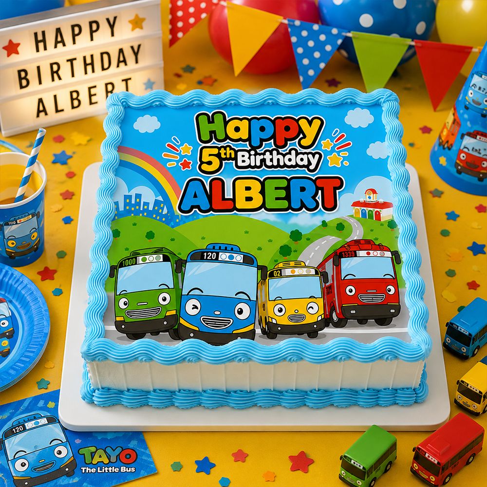 TNP69 Happy Bus Birthday