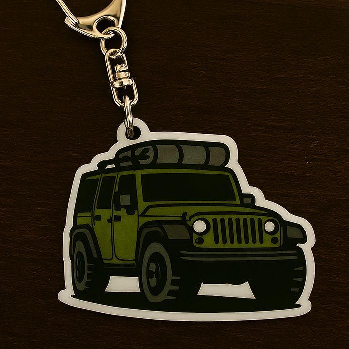 Dan Mick's Jeep Tours Key chain