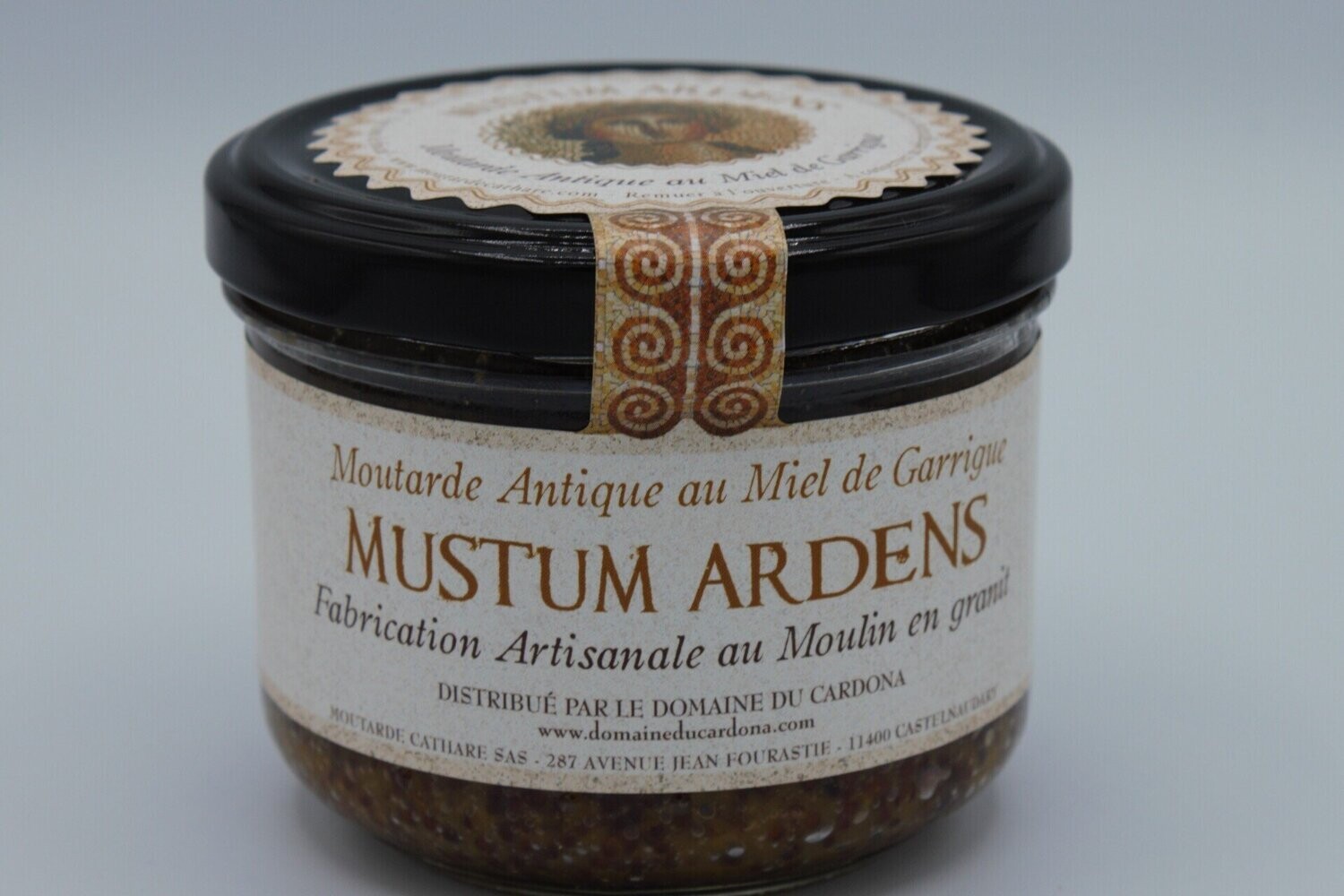 MUSTUM ARDENS Antique mustard with garrigue honey 200g