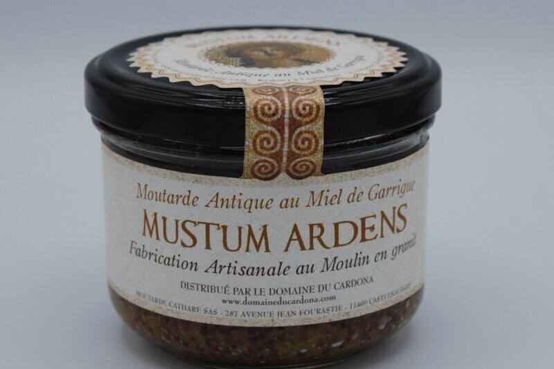 MUSTUM ARDENS Antique mustard with garrigue honey 200g