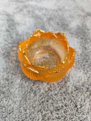 Teelichthalter Blumenmotiv