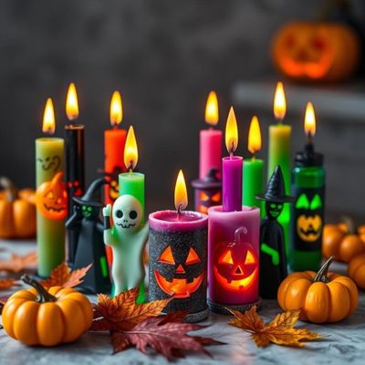 Halloweenkerzen