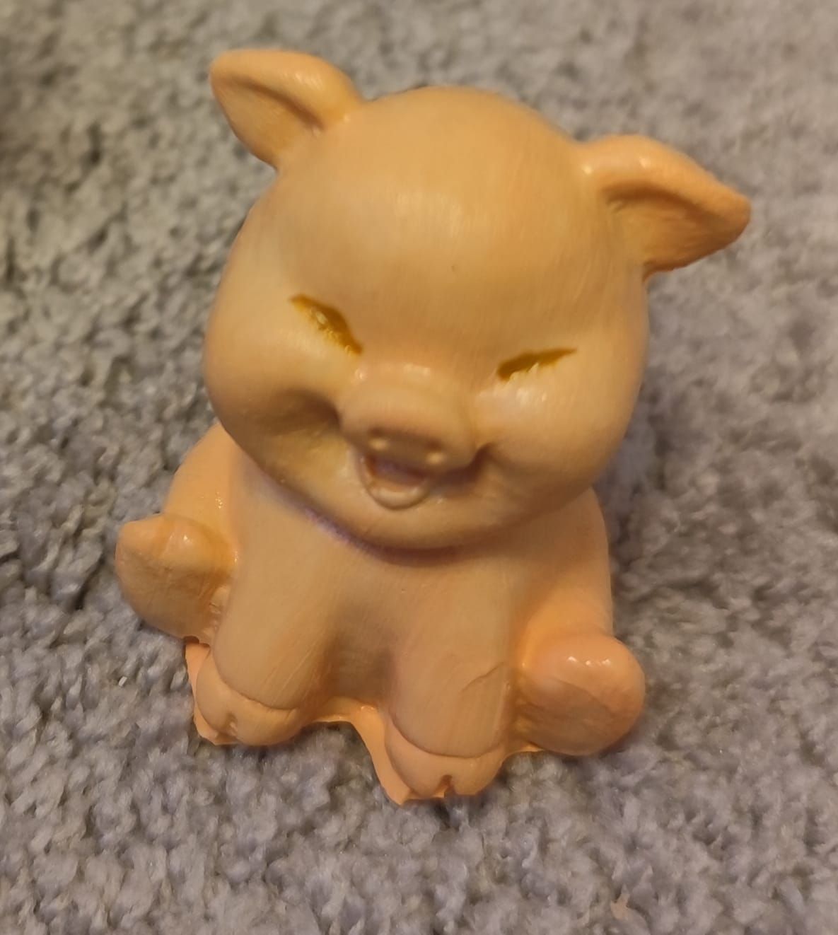 Dekorative Schweinchen Figuren, Schweinchen Figur: Schweinchen klein sitzend