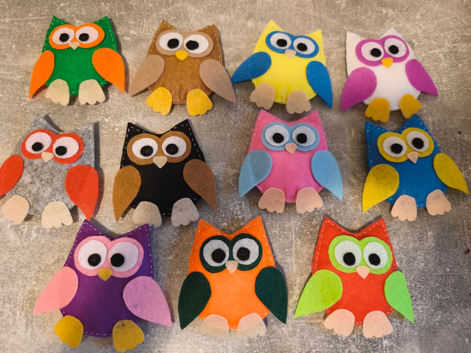 Eulen / Eulenkissen Filz