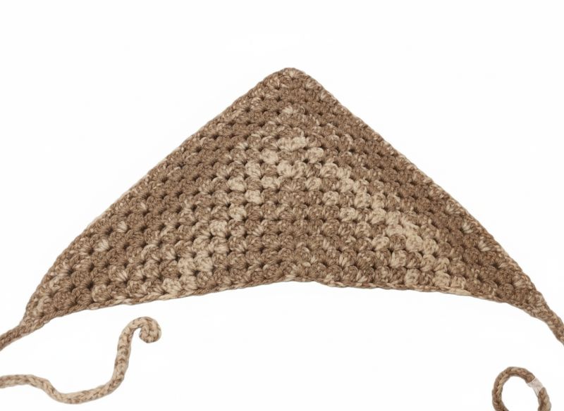 Bandana &quot;Dreieckstuch&quot; Beige/Braun