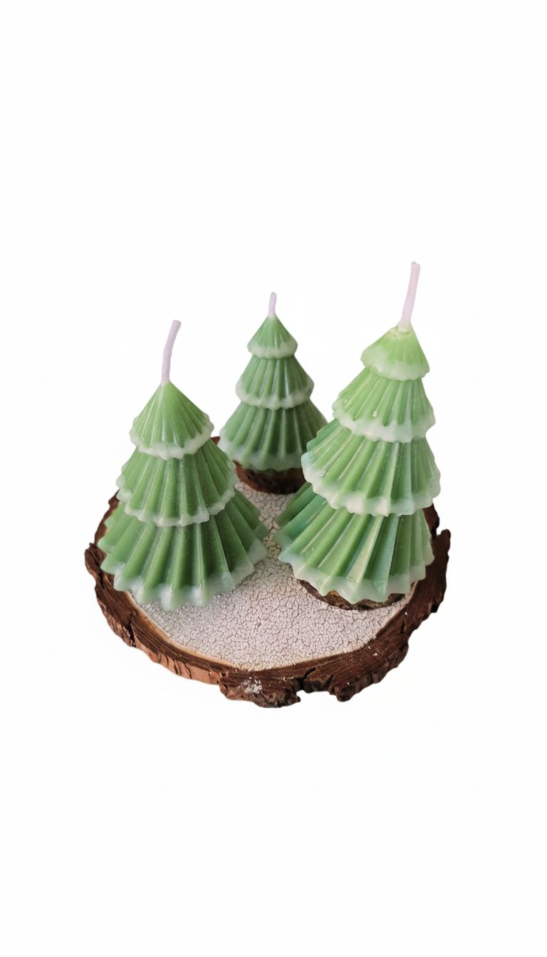 Tannenbaum Kerzen &quot;Winterwald&quot; 