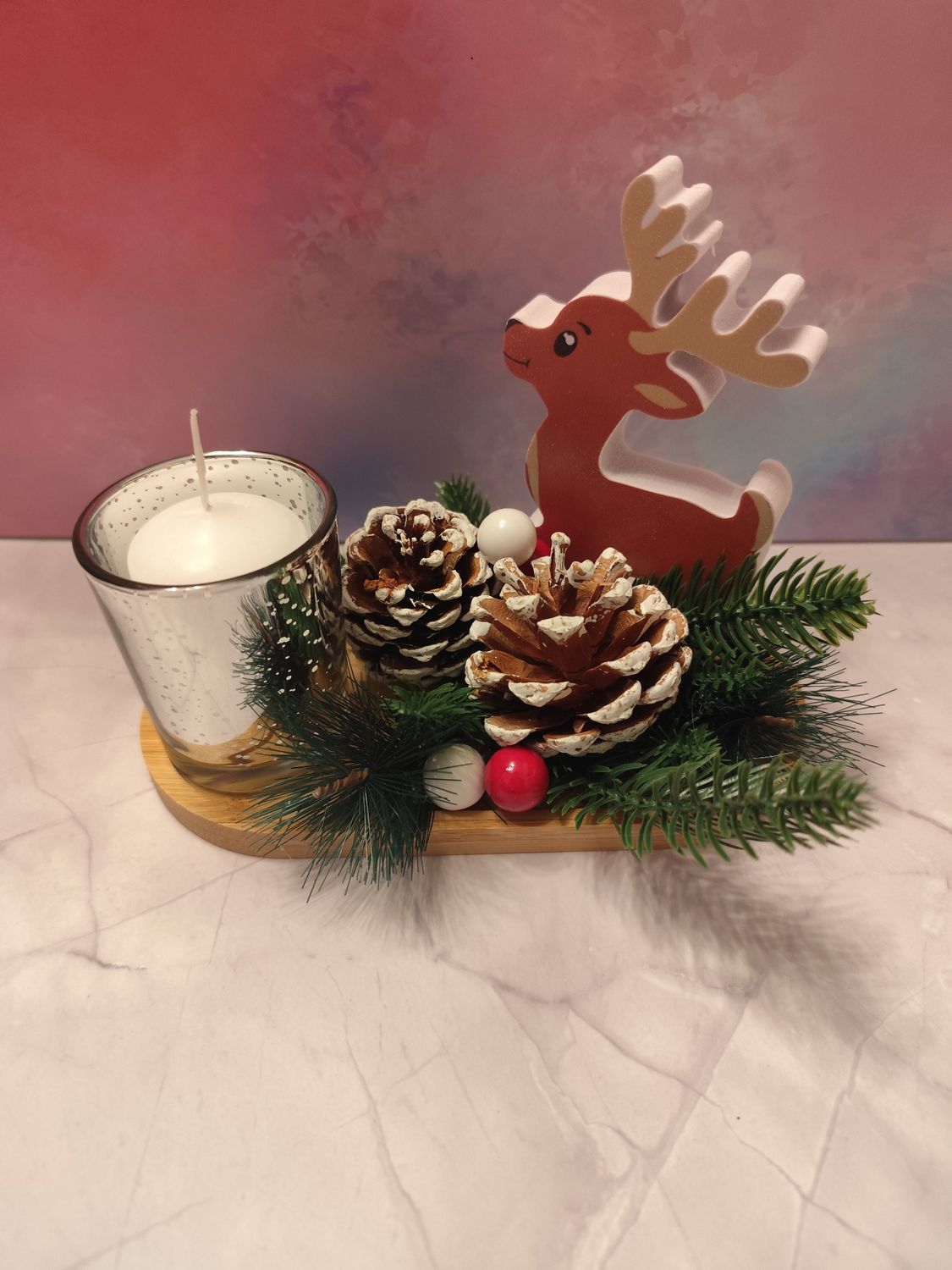 Weihnachtliches Windlicht Set