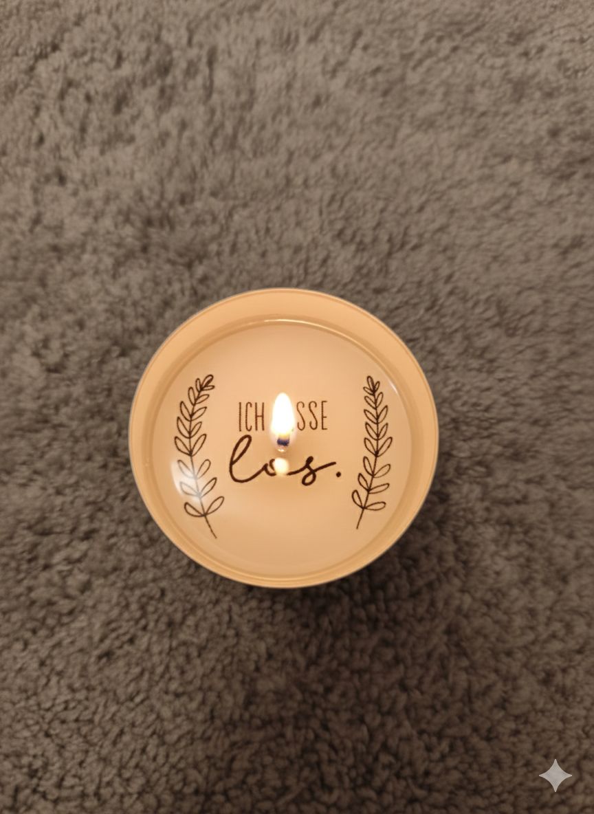 Teelichter mit Positiven sprüchen