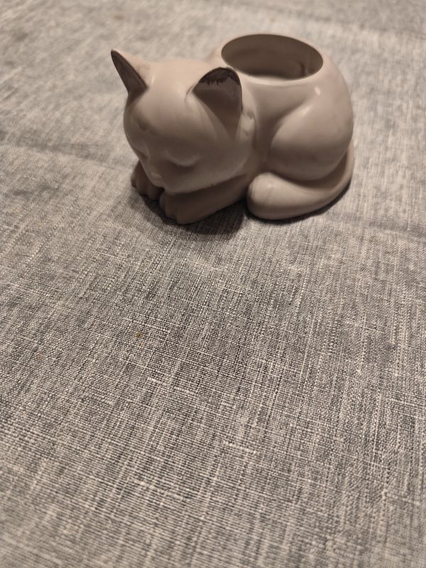 Katze Teelichthalter
