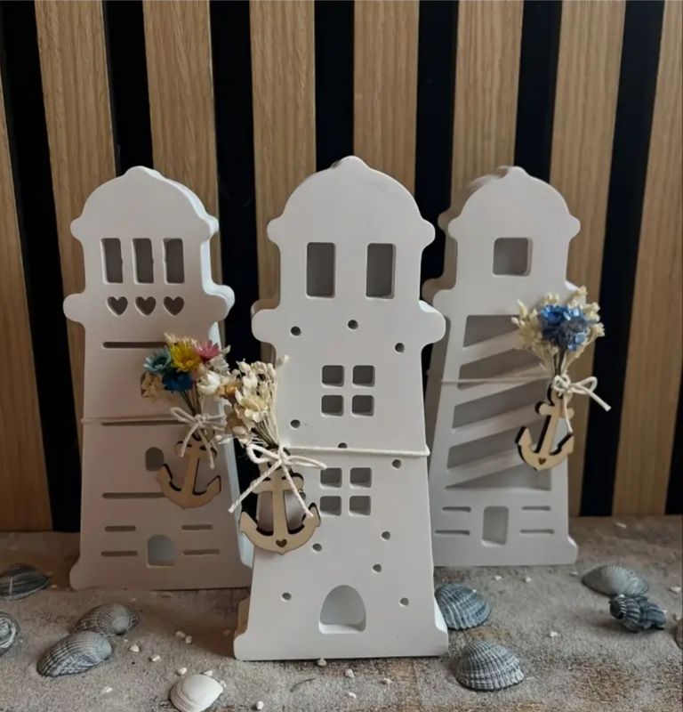 Leuchtturm Dekoration LED