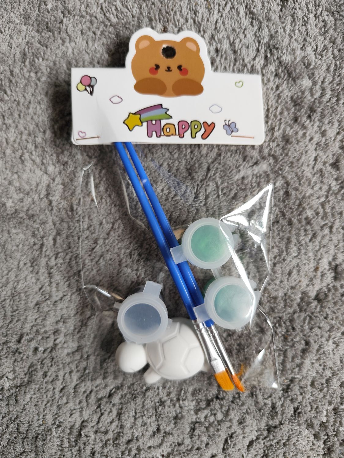 Kleines Geschenk für Kinder | Schultütenfüllung | Schildkröte Bastelset | Malset für unterwegs | DIY Geburtstagsgeschenk
