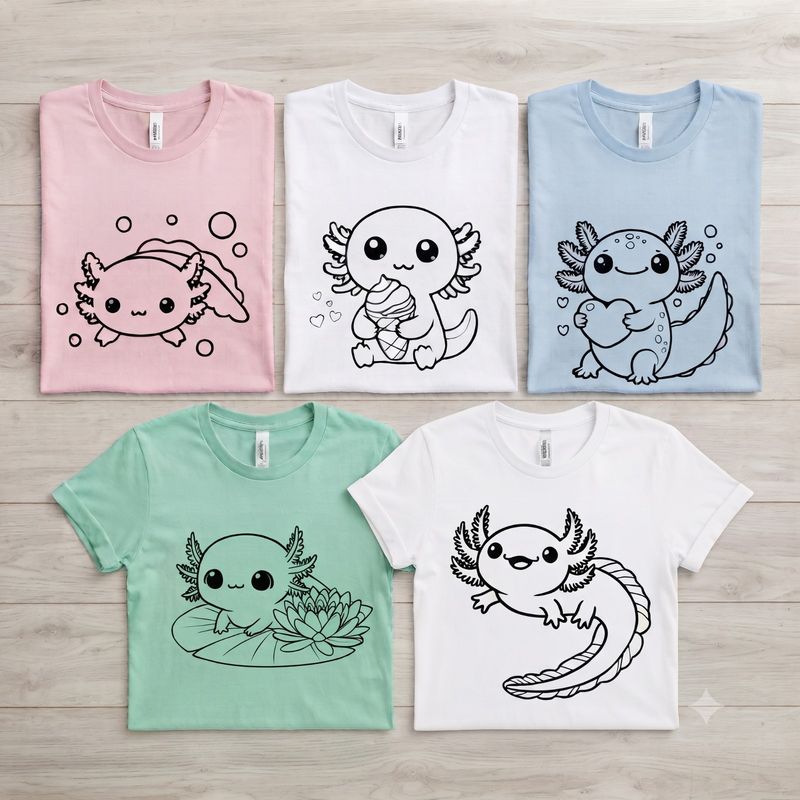 Kinder T-Shirt " Axolotl"