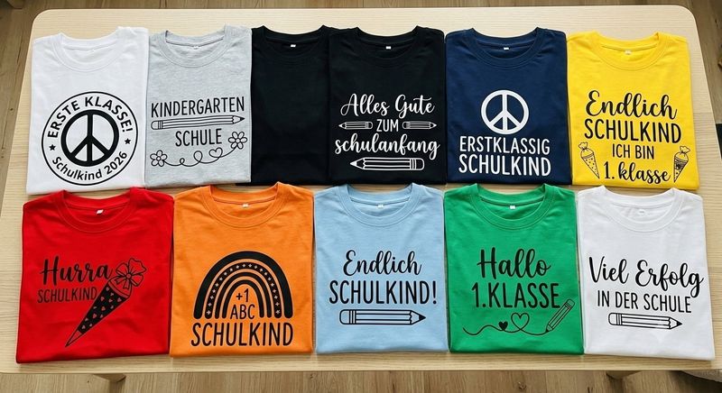 Kinder T-Shirt " Einschulung"