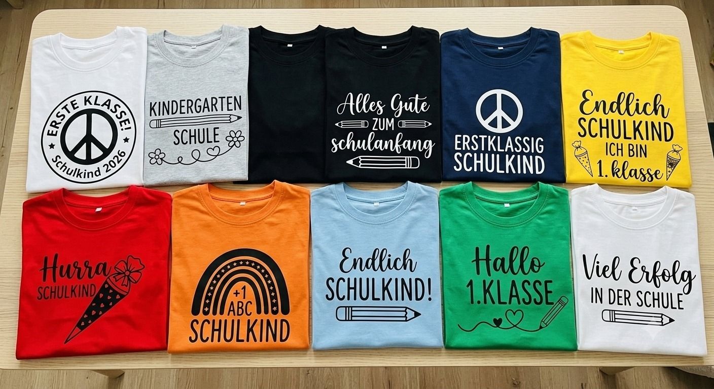 Kinder T-Shirt " Einschulung"
