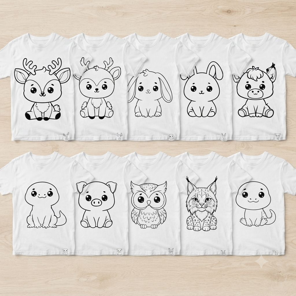 Kinder T-Shirt "Tiere"