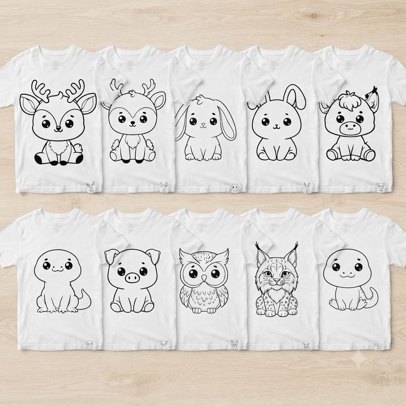 Kinder T-Shirt "Tiere"
