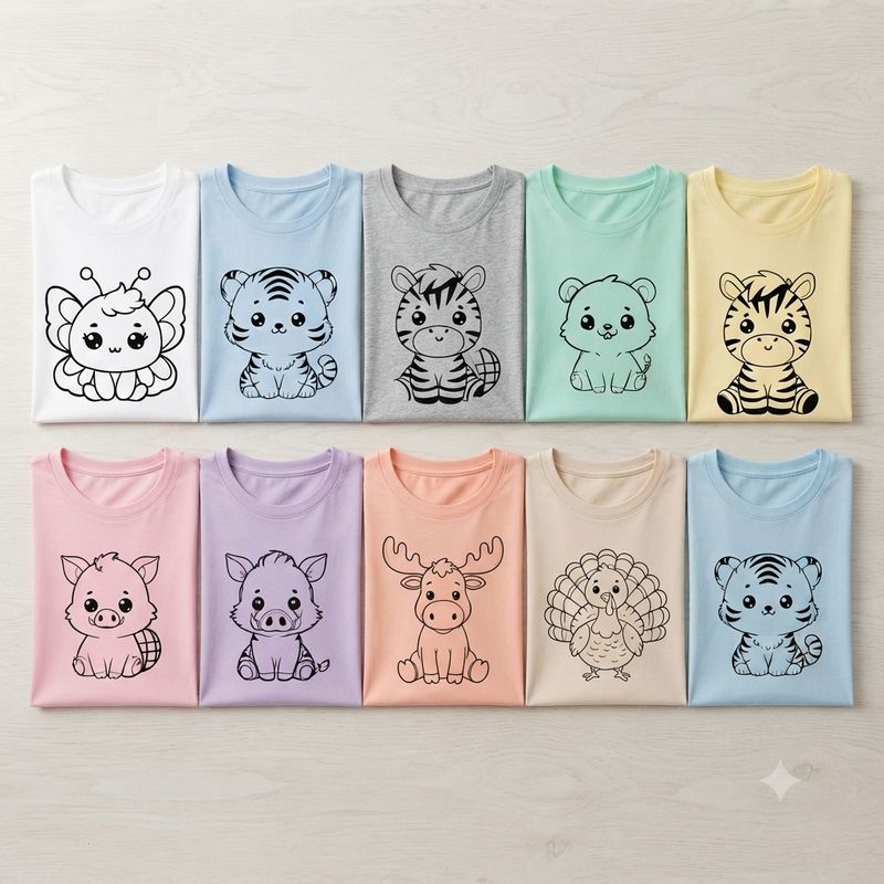 Kinder T-Shirt "Tiere"