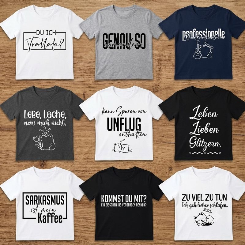 T-Shirt "Sprüche Lustig"