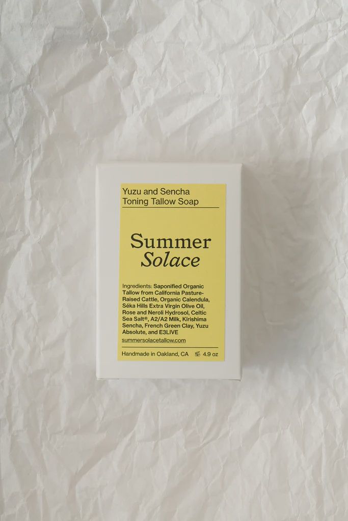 Summer Solace Soap, Type: Toning Yuzu &amp; Sencha