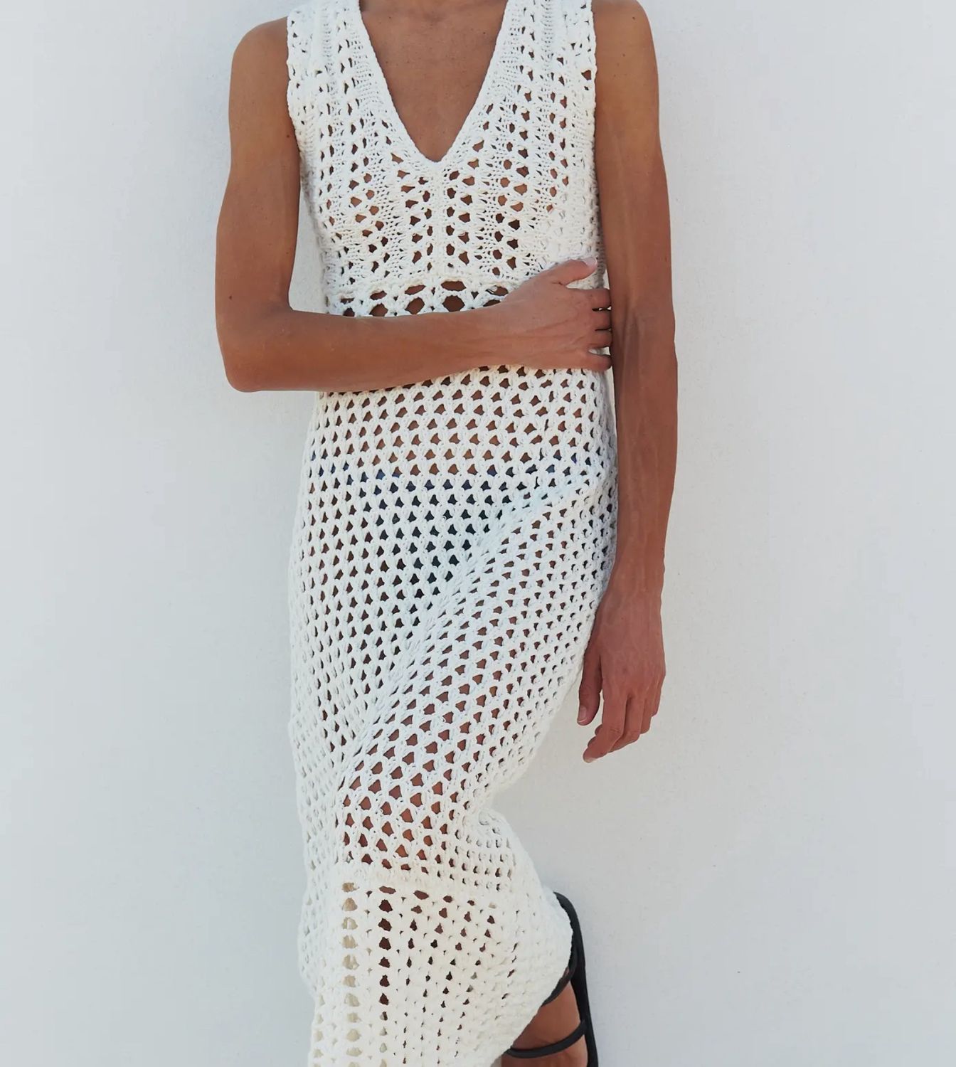 Nisa Hand Crochet Dress, Size: S