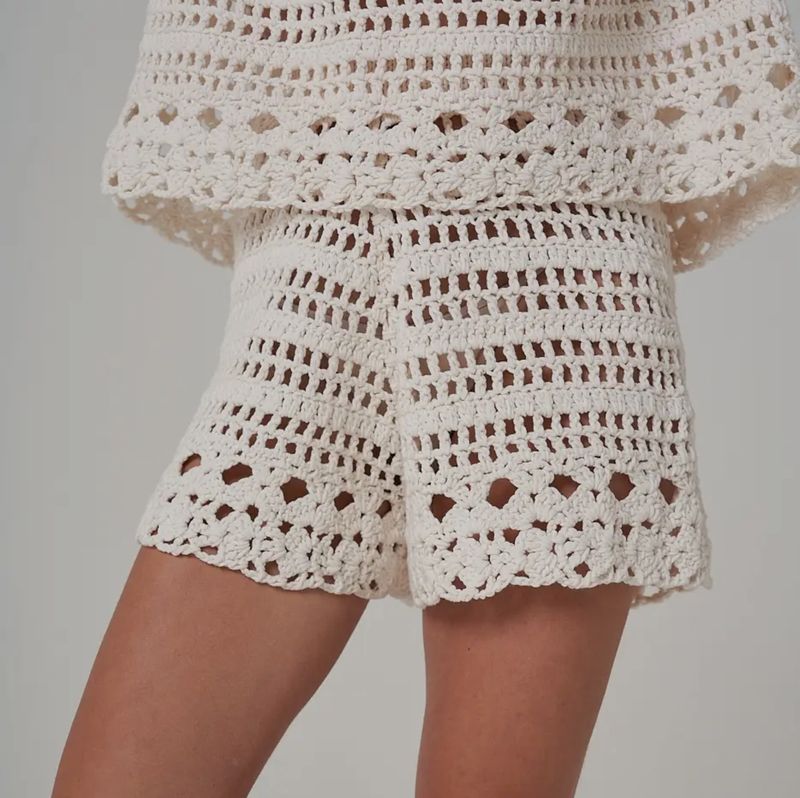 Sara Hand Crochet Shorts
