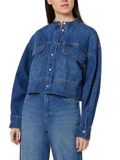 Oversized Denim Jacket, Colour: Reef, Size: XS