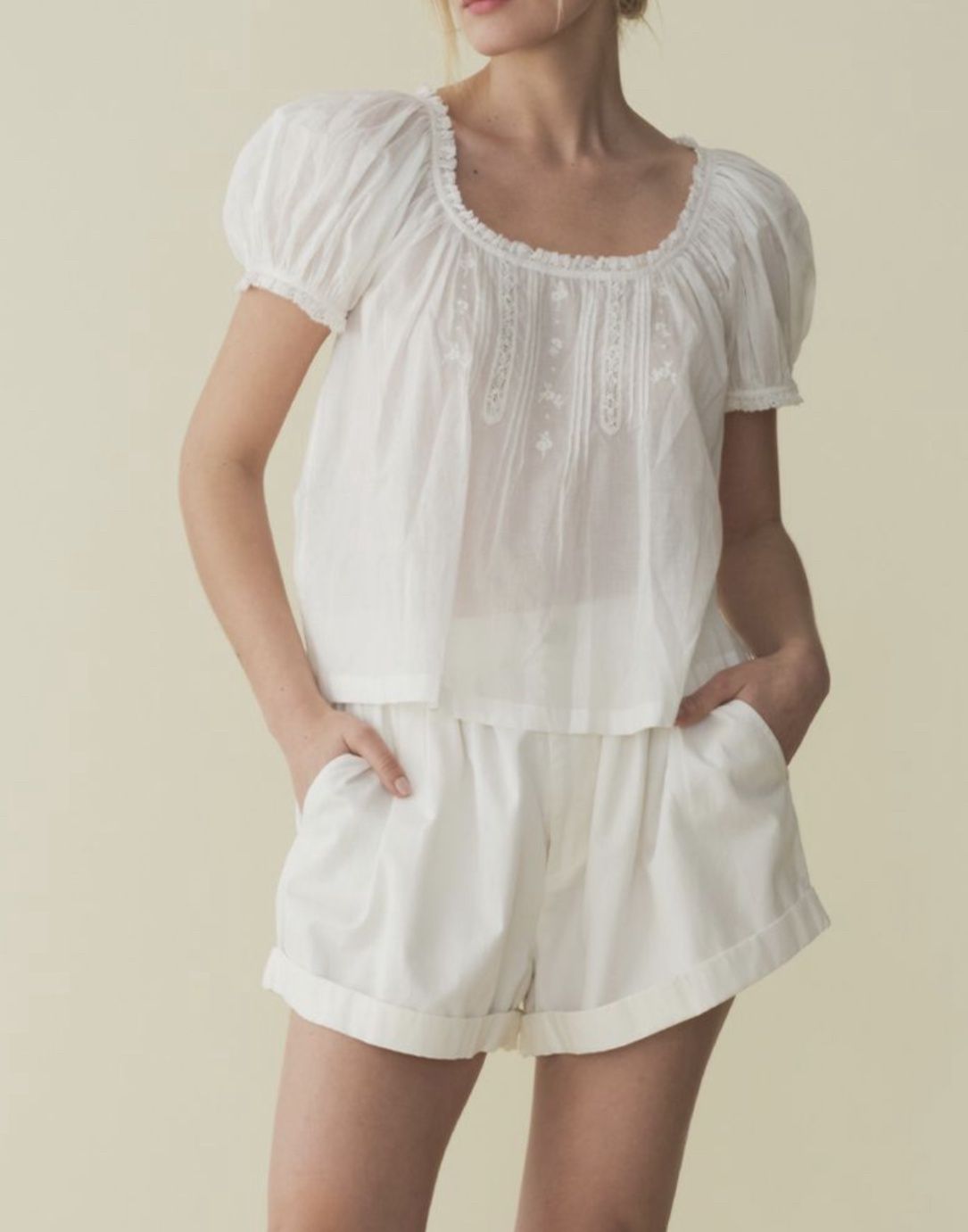 Frederica Embroidered Top