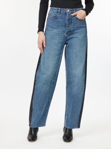 Two Tone Barrel Jean