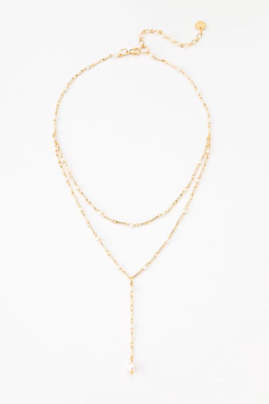 Pearl Double Lariat
