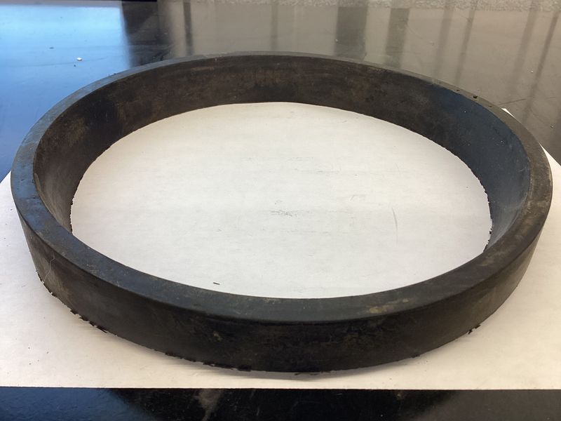 8" Single Lip, Midwest Gasket (flat back)