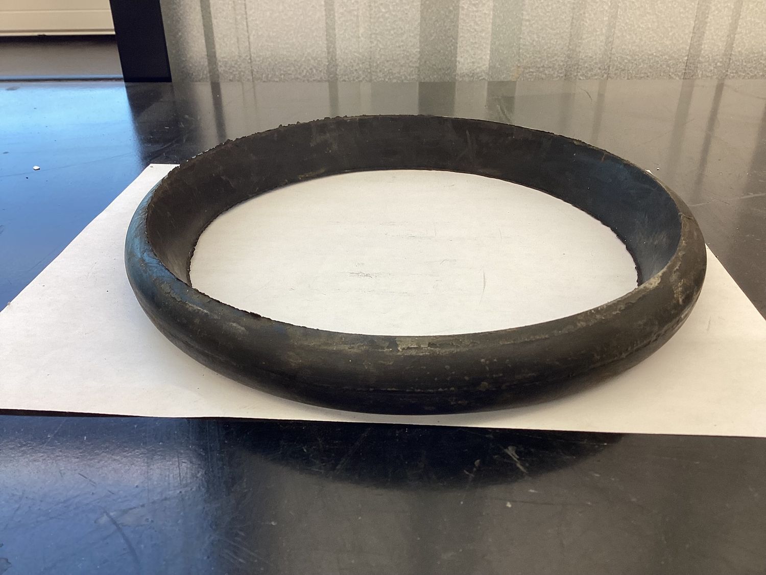 8" Single Lip, Pierce Gasket (round back)